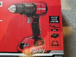 Craftsman 1/2-in Hammer Drill Kit CMCD731D2, includes 2 batteries, charger & bag