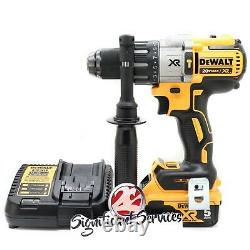 DEWALT 20V MAX XR Li-Ion Brushless 5.0 Ah 3-Speed 1/2 in Hammer Drill Driver Kit