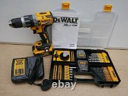 DeWALT DCD796P1 18v hammer drill 1 X 5 ah no case + DT71569 100pce multi bitset