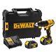 Dewalt Combi Drill Cordless 18v 2x4ah Li-ion Dcd778m2t-gb Brushless Compact