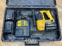 DeWalt DC223 24V Cordless Hammer Drill+ Case + Charger + 3 Batteries & charger