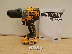 DeWalt DCD706 12V XR Brushless Combi Hammer Drill Bare Unit + DCB127 2 AH LI-ION