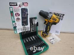 DeWalt DCD706 xr 12v 2 Speed Combi Hammer Drill Driver Bare Unit + 30pc bit set