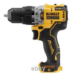 DeWalt DCD706 xr 12v 2 Speed Combi Hammer Drill Driver Bare Unit + 30pc bit set