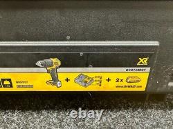 DeWalt DCD709 XR Brushless Combi Drill 2 x 18V 2.0Ah Batteries + Charger