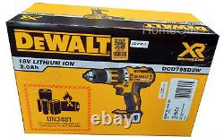 DeWalt DCD795D2W 18V XR Brushless Compact Combi Drill Driver 2 x 2.0Ah New