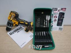 DeWalt DCD796 18V XR Combi Hammer Drill Bare Unit + Trend 30pce mixed bit set