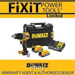 DeWalt DCD805E2T 18v XR Powerstack Combi Hammer Drill & 2 x Battery Kit RW