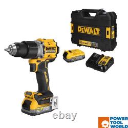 DeWalt DCD805E2T-GB 18v XR Brushless Combi Hammer Drill Inc 2x Powerstack Batts