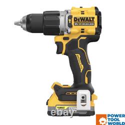 DeWalt DCD805E2T-GB 18v XR Brushless Combi Hammer Drill Inc 2x Powerstack Batts