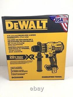 DeWalt DCD996B 20V Max XR Brushless Cordless 1/2 Hammer Drill 20v 5ah Battery +
