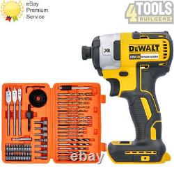 DeWalt DCF887N 18V XR Brushless Impact Driver + 56Pc Drill & Screwdriver Bit Set