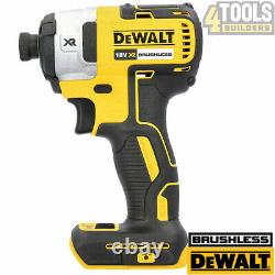 DeWalt DCF887N 18V XR Brushless Impact Driver + 56Pc Drill & Screwdriver Bit Set