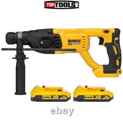 DeWalt DCH133 18V XR Brushless SDS+ Rotary Hammer Drill With 2 x 2.0Ah Batteries