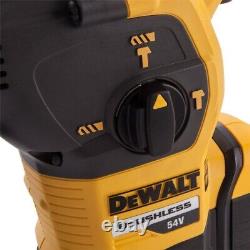 DeWalt DCH323T2 54V Flexvolt 28mm SDS-Plus Hammer Drill with 2 x 6Ah Batteries