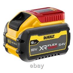 DeWalt DCH333 54V Flexvolt SDS Hammer Drill Bare Unit + DCB547 9 AH 54V Battery