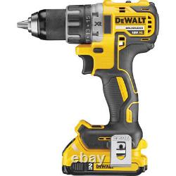 DeWalt Drill Driver Cordless Compact Lightweight 18V Li-Ion 2x2.0Ah DCD791D2-GB