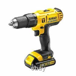 DeWalt XR 18V 1.3Ah Li-ion Cordless Combi drill 1 battery DCD776C1-GB Tough Case