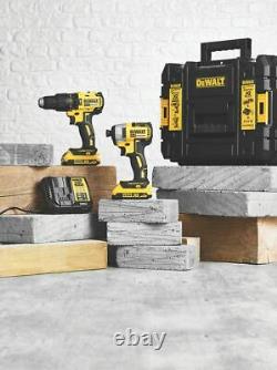 DeWalt XR 18V 2.0Ah Li-ion Cordless Combi Drill & Impact Driver Set Twin Pack