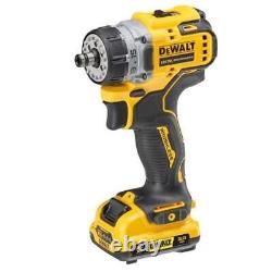 Dewalt 12v XR DCD703L2T Brushless x4 Multi-Head Drill Driver Charger + 3x 3ah