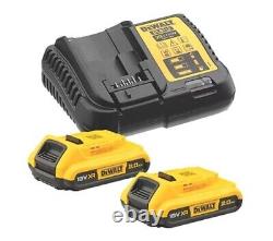 Dewalt 18V Cordless Lithium Ion Combi Drill 2x 2.0Ah Li-ion Batteries & Charger