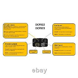 Dewalt 18v XR DCF923N Brushless 3/8 Compact Torque Wrench Hog Ring Bare Tool