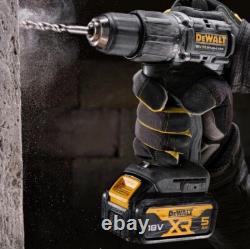 Dewalt DCD100P2T Black 18v XR Brushless Compact Combi Hammer Drill 100 Year