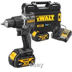 Dewalt DCD100P2T Black 18v XR Brushless Compact Combi Hammer Drill 100 Year