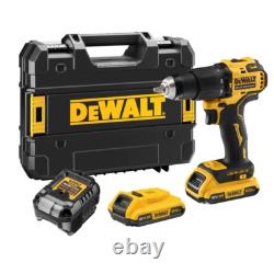 Dewalt DCD709D2T 18v XR Brushless Compact Combi Hammer Drill Tstak 2 x 2.0ah