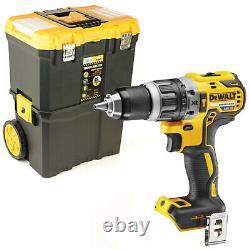 Dewalt DCD796 18V Brushless Combi Drill + 19 Heavy Duty Rolling Storage Toolbox