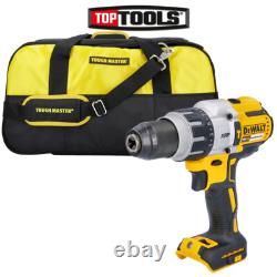 Dewalt DCD996 18V Brushless Combi Drill + 22 7 Pockets Tool Bag With Strap