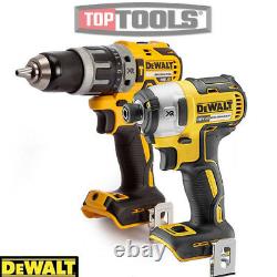 Dewalt DCF887N 18V Brushless Impact Driver With DCD796N Combi Drill Twin Pack