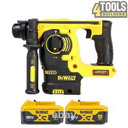 Dewalt DCH253N 18V XR li-ion SDS+ Hammer Drill with 2 x 5Ah Batteries