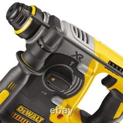 Dewalt DCH273NT XR 18v SDS Brushless Hammer Drill + SDS Bits Chisel + Chuck