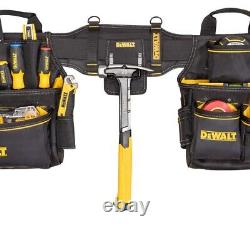 Dewalt DWST40603-1 Heavy Duty Tool Rig Toolbelt Drill Pouch + Brace Suspenders