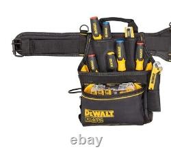 Dewalt DWST40603-1 Heavy Duty Tool Rig Toolbelt Drill Pouch + Brace Suspenders