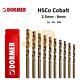 Dormer Cobalt Heavy Duty A777 Hsco Jobber Twist Drill Bits (metric)