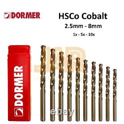 Dormer Cobalt Heavy Duty A777 HSco Jobber Twist Drill Bits (Metric)