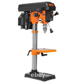 Drill Press with Laser Guide Adjustable Table Top Heavy Duty Variable Speed Tool