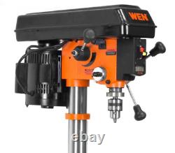 Drill Press with Laser Guide Adjustable Table Top Heavy Duty Variable Speed Tool