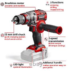 Einhell Cordless Combi Drill 80Nm Brushless 18V PXC TP-CD 18/80 Li-i BODY ONLY