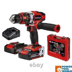 Einhell TE-CD 18/48 Li-i 18v Power X-Change Cordless Combi Drill Inc 2x 2.0Ah