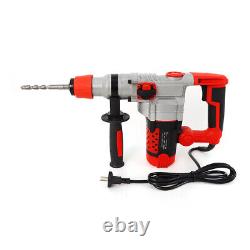 Electric Demolition Hammer Drill Heavy Duty Electric Corded Drill Pick Set 2200W