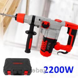 Electric Heavy Duty Rotary Jack Hammer Drill Demolition Breaker SDS Plus Chisel