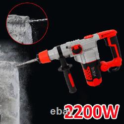 Electric Heavy Duty Rotary Jack Hammer Drill Demolition Breaker SDS Plus Chisel