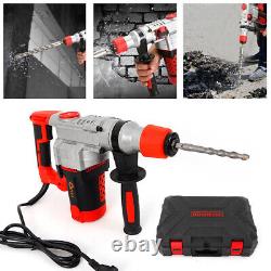 Electric Heavy Duty Rotary Jack Hammer Drill Demolition Breaker SDS Plus Chisel