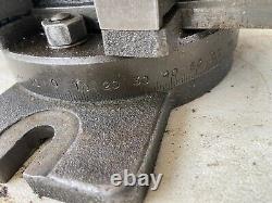 Engineering swivel drill press vice 4 3/8in jaws opens to 4in heavy duty milling