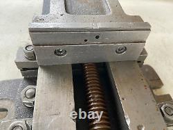 Engineering swivel drill press vice 4 3/8in jaws opens to 4in heavy duty milling