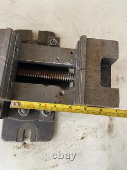 Engineering swivel drill press vice 4 3/8in jaws opens to 4in heavy duty milling