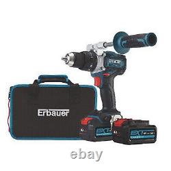 Erbauer ECDT18-Li-2 18V 2 x 5.0Ah Li-Ion EXT Brushless Hammer Drill 120Nm